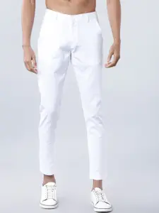 HIGHLANDER Men White Slim Fit Trousers