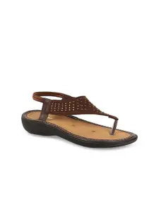 Bata Women Brown Comfort Heels