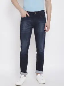 Crimsoune Club Men Blue Slim Fit Mid-Rise Clean Look Jeans