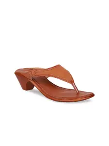 Bata Women Brown Solid Sandals