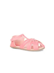 Bubblegummers Girls Pink Solid Flats