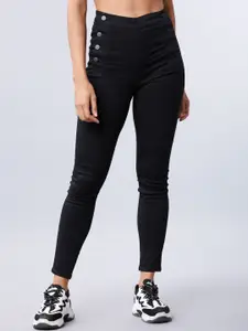 Tokyo Talkies Women Slim Fit High-Rise Clean Look Stretchable Jeans
