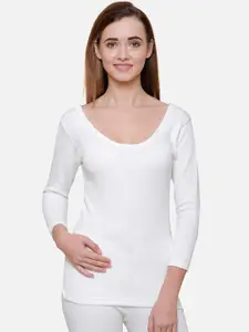 BODYCARE INSIDER Women White Solid Thermal Top