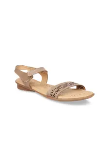 Bata comfit Women Beige Textured Heels