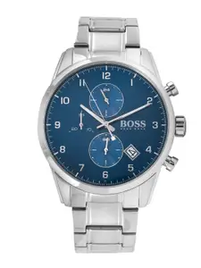 Hugo Boss Men Blue Analogue Chronograph Watch 1513784