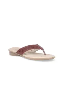 Bata comfit Women Maroon Solid Heels