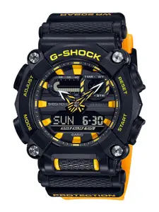 CASIO Men Black & Yellow GA-900A-1A9DR (G1048) G Shock Analog-Digital Watch