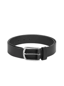 Aditi Wasan Men Black Genuine Leather Solid Belt