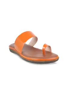 Sherrif Shoes Women Orange Solid Comfort Heels