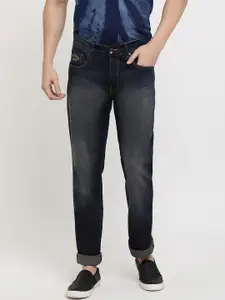 Pepe Jeans Men Blue Regular Fit Mid-Rise Clean Look Jeans