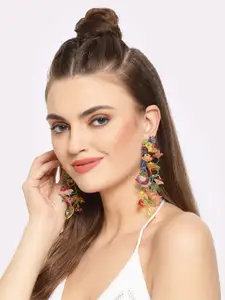 AVANT-GARDE PARIS Multicoloured Floral Drop Earrings