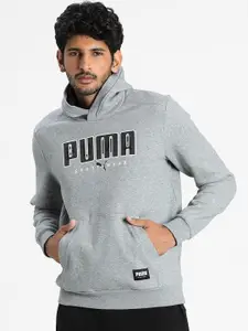 Puma Men Grey Athletics Sweatshirt