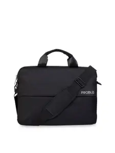 PROBUS Unisex Black Solid Sustainable 13 Inch Laptop Bag
