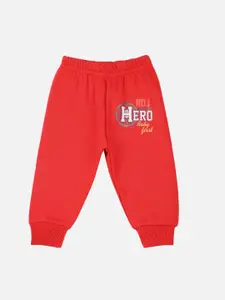Bodycare First Infant Boys Red Printed Joggers