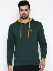 Ajile by Pantaloons Men Green Solid Sweatshirt