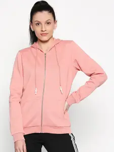 Ajile by Pantaloons Women Pink Solid Sweatshirt