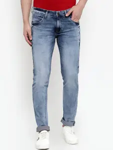 Cantabil Men Blue Slim Fit Mid-Rise Clean Look Jeans