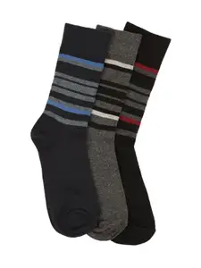Alvaro Castagnino Men Pack of 3 Multicoloured Calf-Length Socks