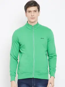 Adobe Men Green Solid Sweatshirt
