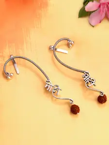 Voylla Silver-Toned Contemporary Ear Cuff