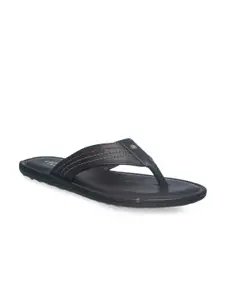 Khadims Men Black Solid Comfort Sandals