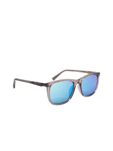 Skechers Men Blue Rectangle Sunglasses SE6061-D 56 20X