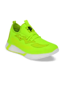 Provogue Men Fluorescent Green Air Series Mesh Running Shoes