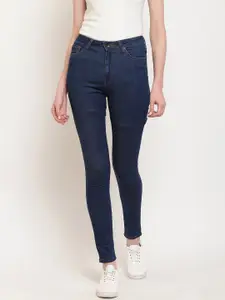 Pepe Jeans Women Blue Slim Fit Mid-Rise Clean Look Jeans
