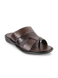 WALKWAY by Metro Men Brown Colourblocked Sandals
