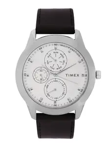 Timex Men Silver-Toned Multifunction Analogue Watch - TWEG18500