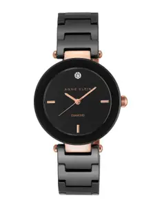 ANNE KLEIN Women Black Analogue Watch AK-1018RGBK