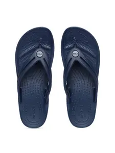 Crocs Crocband  Women Navy Blue Solid Thong Flip-Flops