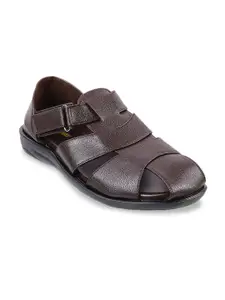 WALKWAY by Metro Men Brown Shoe-Style Sandals