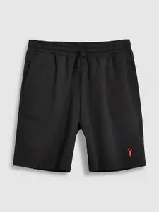 NEXT Men Black Solid Regular Fit Regular Shorts