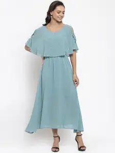 Gipsy Women Blue Embellished Maxi Dress