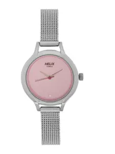 Helix Women Pink Analogue Watch - TW027HL10