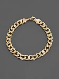 Tistabene Men Gold-Plated Alloy Link Bracelet