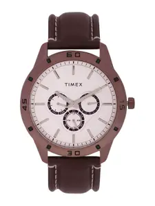 Timex Men Silver-Toned Multifunction Analogue Watch - TW000U916