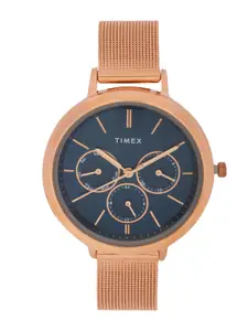 Timex Women Blue Multifunction Analogue Watch - TWEL14502