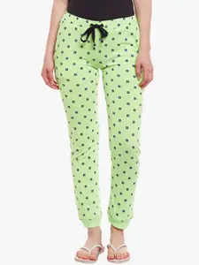 VIMAL JONNEY TRENDING Enamor Women Green Printed Lounge Pants