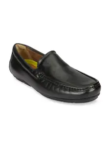 Florsheim Men Black Leather Driving Shoes