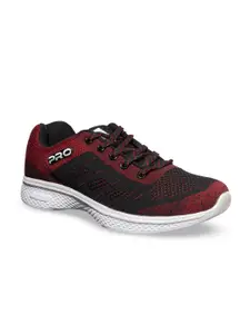 Khadims Men Red & Black Textile Running Shoes