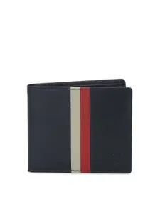 Red Tape Red Tape Men Navy Blue & Red Colourblocked Two Fold Wallet