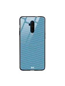 DailyObjects Blue & White Blueberry Broken Twills OnePlus 7T Pro Glass Mobile Case