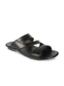 Liberty Men Black Comfort Sandals