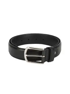 Aditi Wasan Men Black Solid Leather Belt