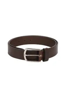 Aditi Wasan Men Brown Solid Leather Belt