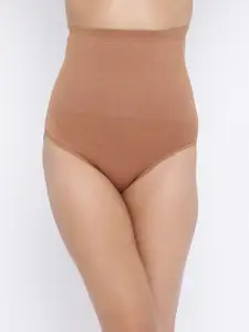 Clovia Women Beige Solid Tummy Shaper SW0009A24