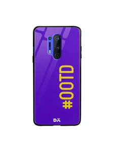 DailyObjects Blue & Yellow OOTD OnePlus 8 Pro Glass Mobile Case
