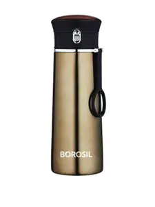 BOROSIL Hydra Travelease Solid Stainless Steel Vacuum Insulated Flask Water Bottle